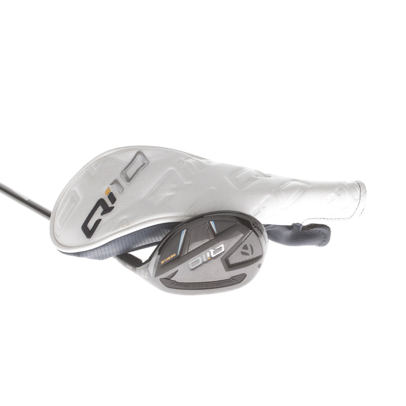 TaylorMade Qi10 Graphite Mens Right Hand 4 Hybrid 22* Stiff - Fujikura Ventus TR 7-S