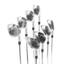 TaylorMade Qi Steel Mens Right Hand Irons 5-SW+AW Stiff - KBS Max 85