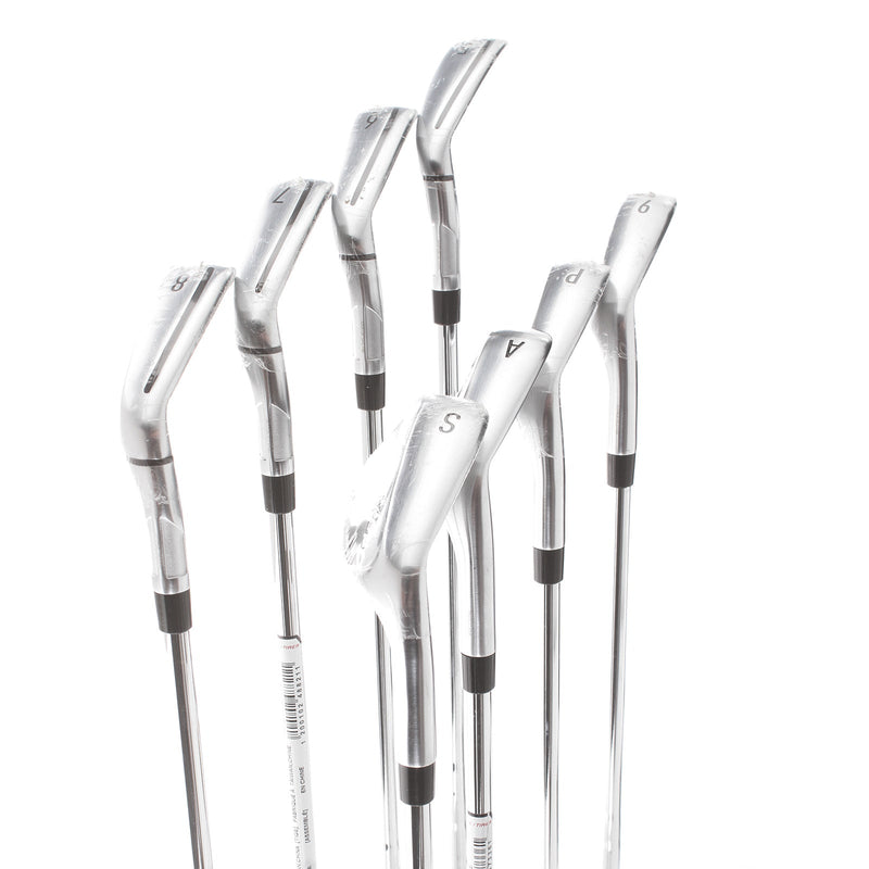 TaylorMade Qi Steel Mens Right Hand Irons 5-SW+AW Stiff - KBS Max 85