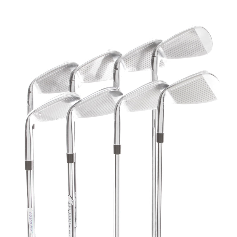 TaylorMade Qi Steel Mens Right Hand Irons 5-SW+AW Stiff - KBS Max 85