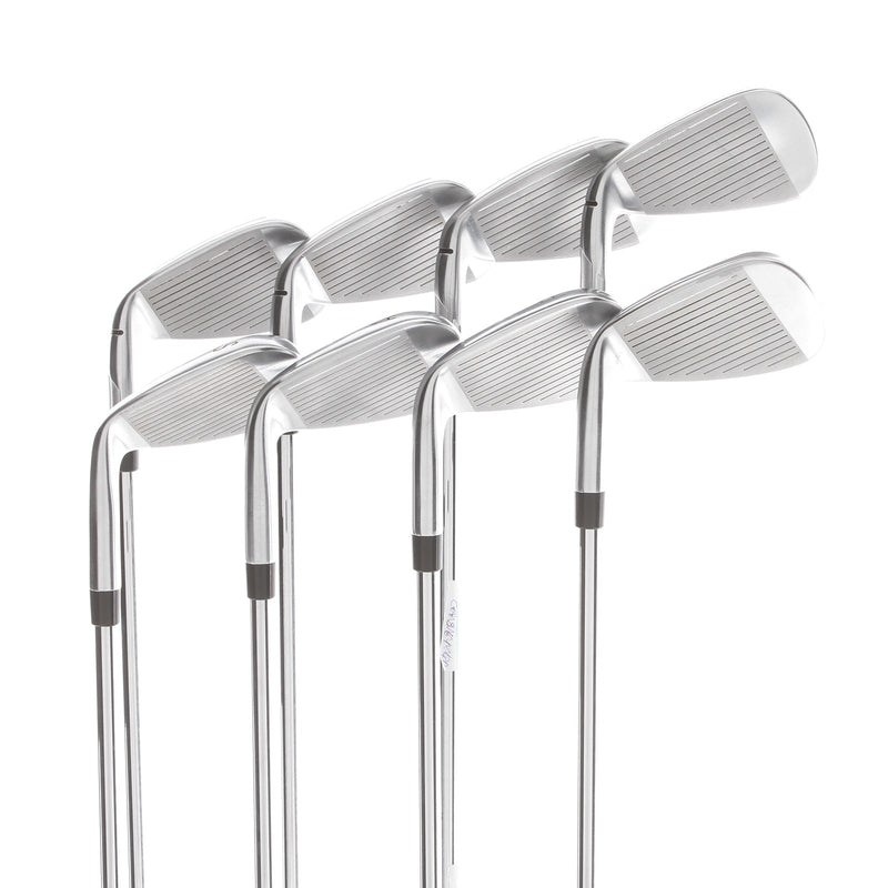 TaylorMade Qi Steel Mens Right Hand Irons 5-SW+AW Regular - KBS Max 85