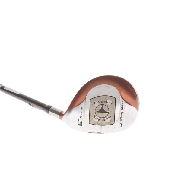 TaylorMade Firesole Graphite Mens Right Hand Fairway 3 Wood 15* Stiff - TaylorMade Bubble S-90
