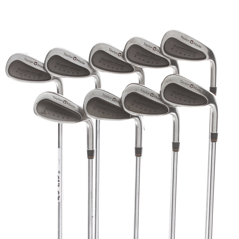 TaylorMade Burner Steel Mens Right Hand Irons 3-SW Regular - TaylorMade R-80