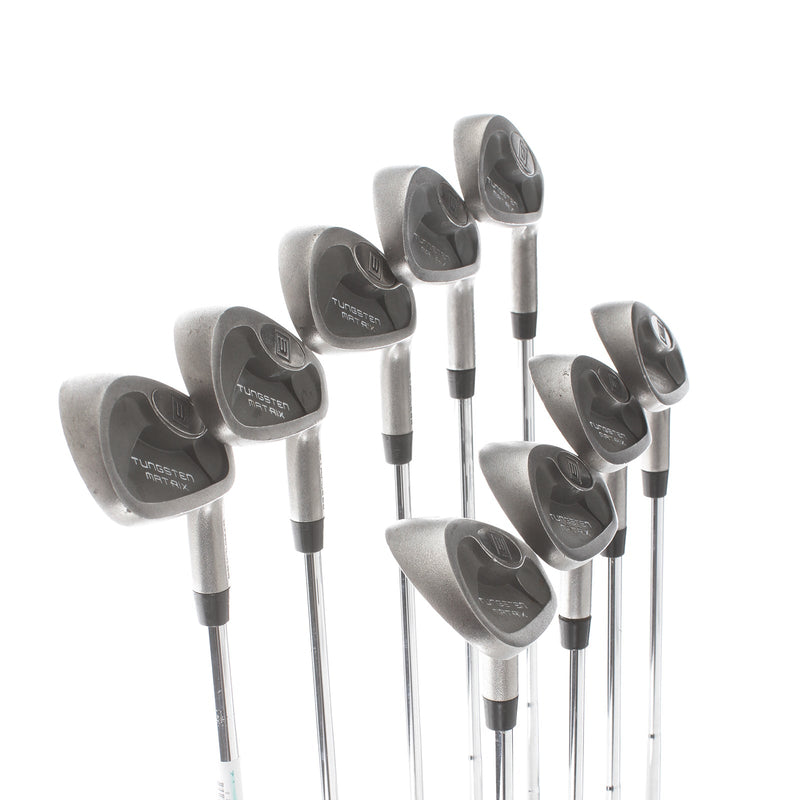 Wilson Tungsten Matrix Steel Mens Right Hand Irons 3-SW Regular - Wilson