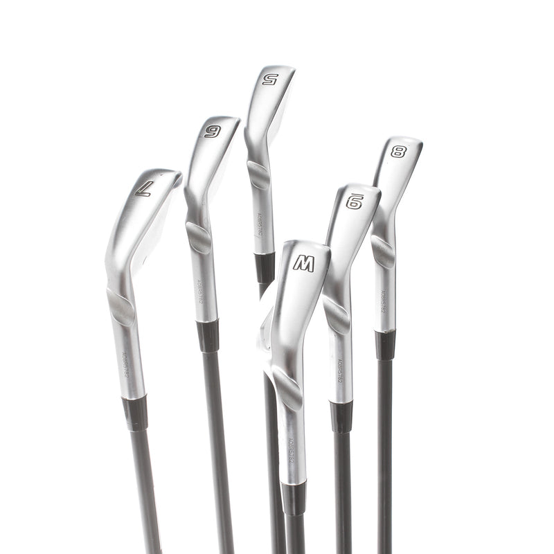 Ping i525 Graphite Mens Right Hand Irons 5-PW Blue Dot 1* Upright Stiff - Project X Catalyst 80 6.0