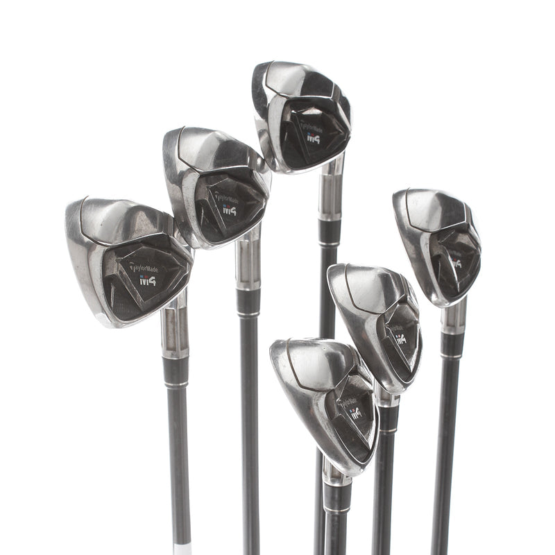 TaylorMade M4 Graphite Mens Right Hand Irons 5-PW Regular - Atmos Red 6R