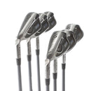 Ping G Series Graphite Mens Left Hand Irons 6-SW Black Dot Regular - Ping CFS 70