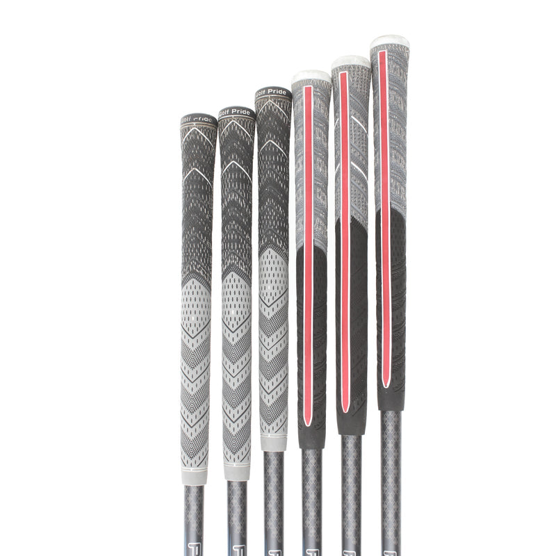 Ping G Series Graphite Mens Left Hand Irons 6-SW Black Dot Regular - Ping CFS 70