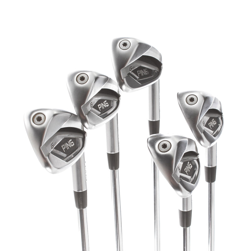 Ping G425 Steel Mens Right Hand Irons 6-PW Blue Dot 1* Upright Regular - AWT 2.0