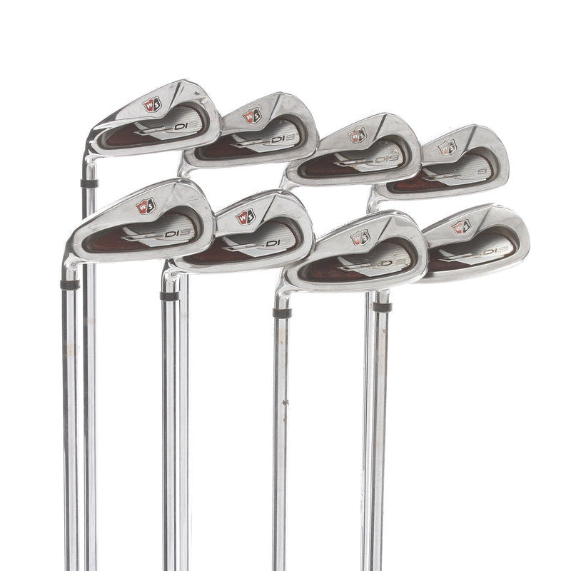 Wilson Staff Di9 Steel Mens Left Hand Irons 4-SW Uniflex - TX-99