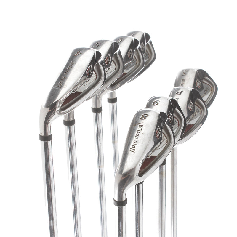Wilson Staff Di9 Steel Mens Left Hand Irons 4-SW Uniflex - TX-99