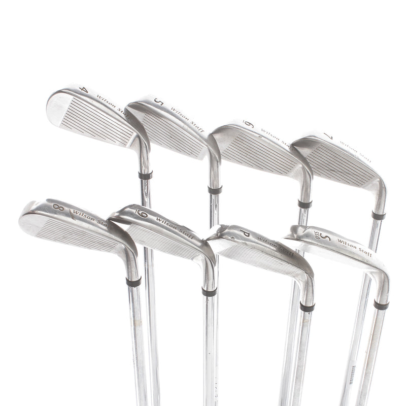 Wilson Staff Di9 Steel Mens Left Hand Irons 4-SW Uniflex - TX-99