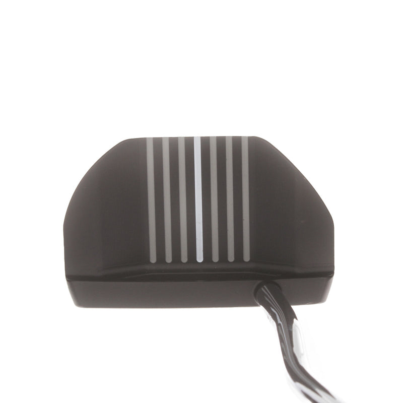 Zebra Milled Series 001 Mens Right Hand Putter 33" Mallet - Winn+ AVS Midsize Pistol