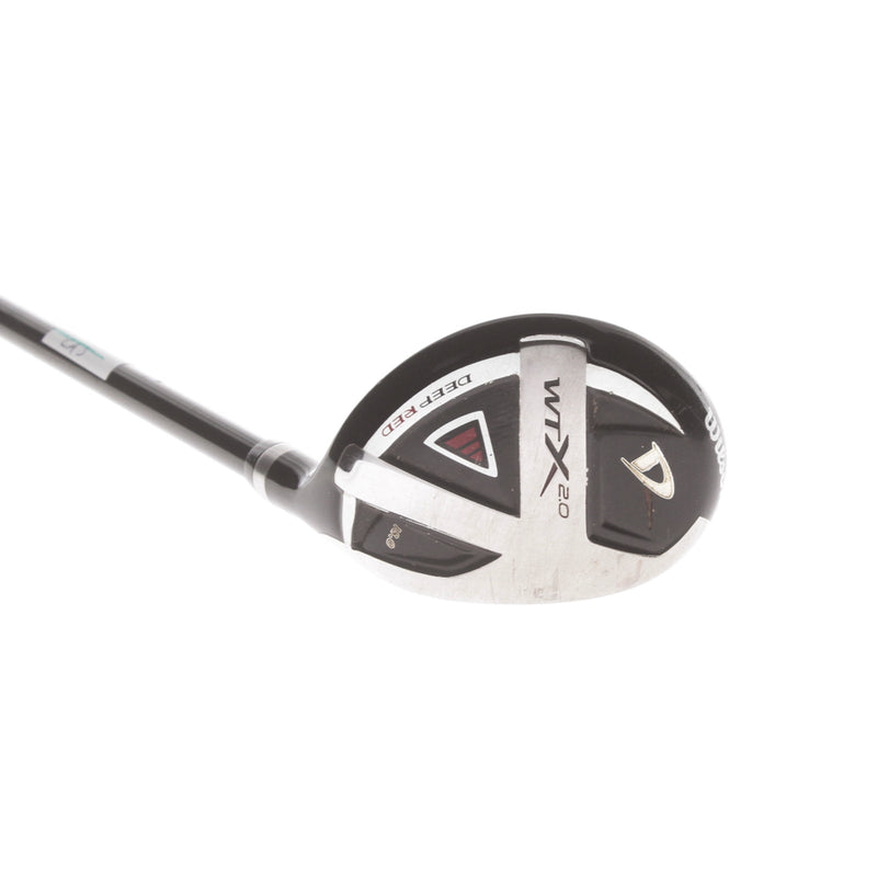 Wilson Staff Deep Red WTX Graphite Mens Right Hand 3 Hybrid 18* Regular - Deep Red WTX 2.0