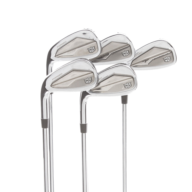 Wilson D9 Forged Steel Mens Left Hand Irons 6-PW Regular - Dynamic Gold VSS 95 R300