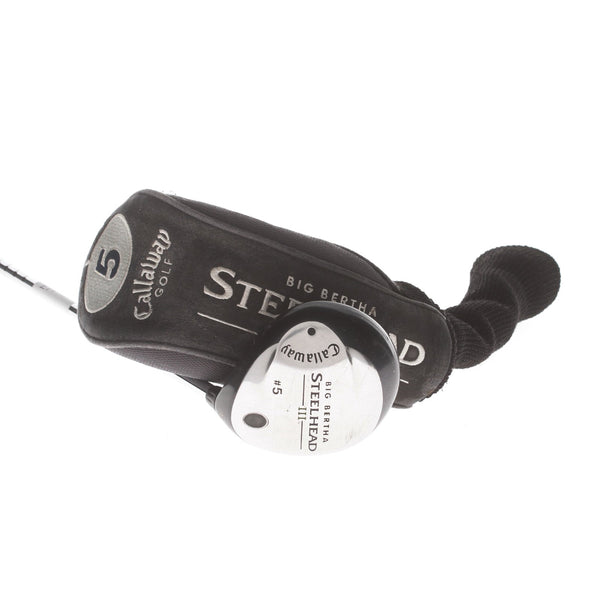 Callaway Big Bertha Steelhead III Steel Mens Right Hand Fairway 5 Wood 18* Uniflex - Callaway