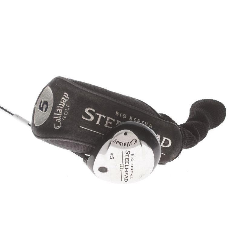 Callaway Big Bertha Steelhead III Steel Mens Right Hand Fairway 5 Wood 18* Uniflex - Callaway
