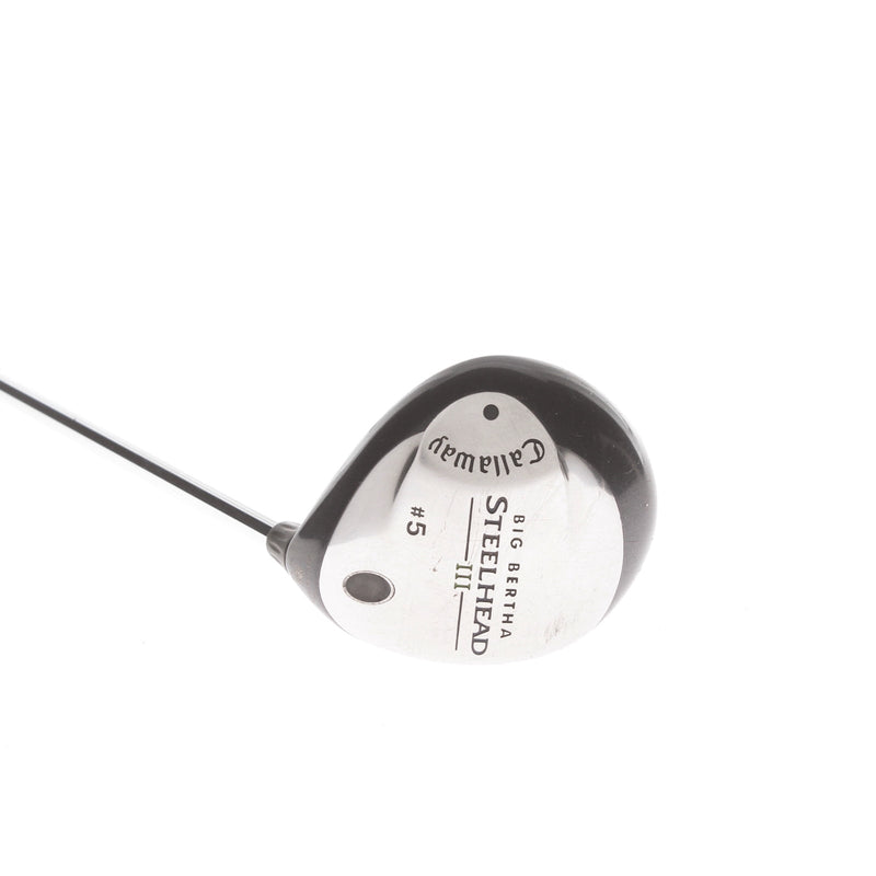 Callaway Big Bertha Steelhead III Steel Mens Right Hand Fairway 5 Wood 18* Uniflex - Callaway