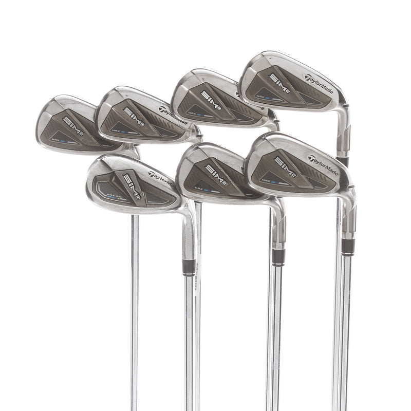 TaylorMade Sim2 Max Steel Mens Right Hand Irons 5-SW Regular - KBS Max 85