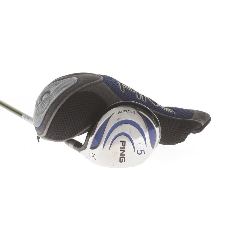 Ping G5 Graphite Mens Right Hand Fairway 3 Wood 15* Stiff - Aldila NV 75