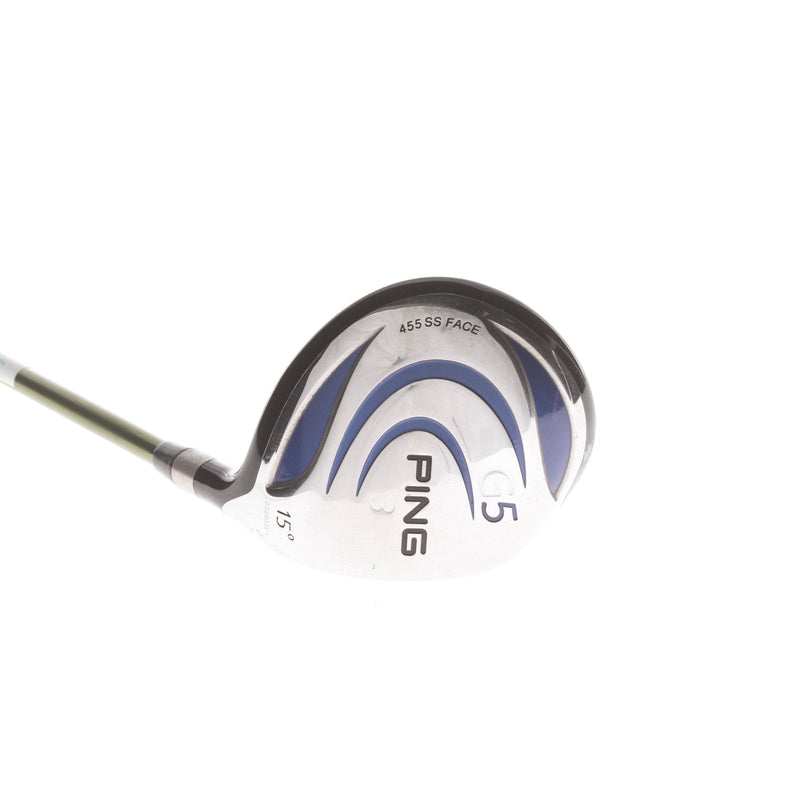 Ping G5 Graphite Mens Right Hand Fairway 3 Wood 15* Stiff - Aldila NV 75