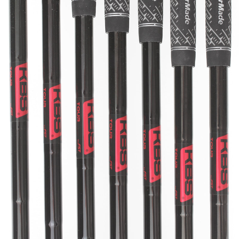 TaylorMade P770 Black Steel Mens Right Hand Irons 4-PW Stiff - KBS Tour