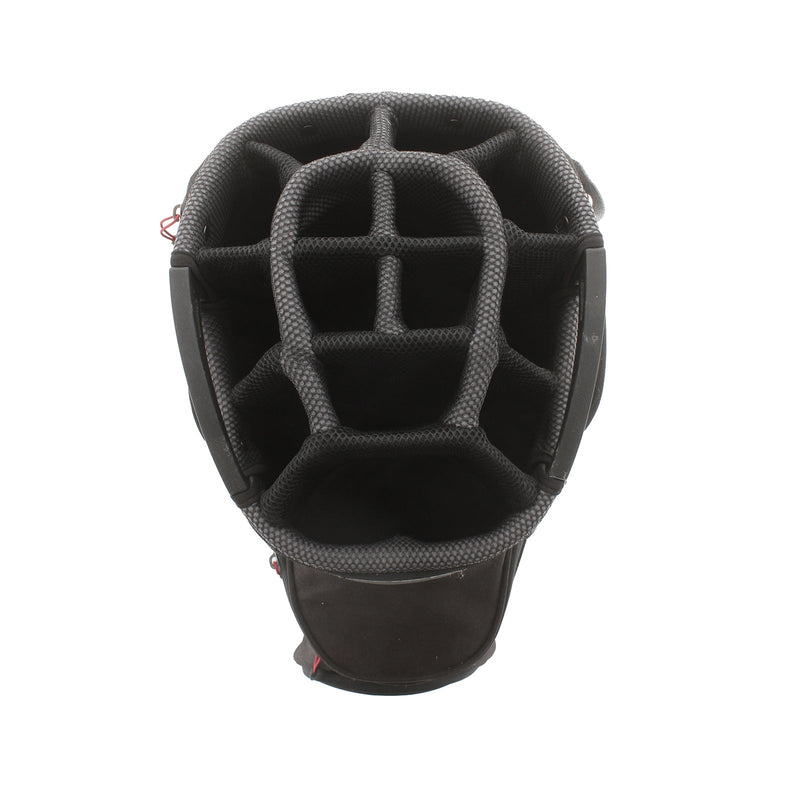 Callaway Chev 14+ Cart Bag - Black/Grey/White/Red