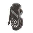 Callaway Chev 14+ Cart Bag - Black/Grey/White/Red