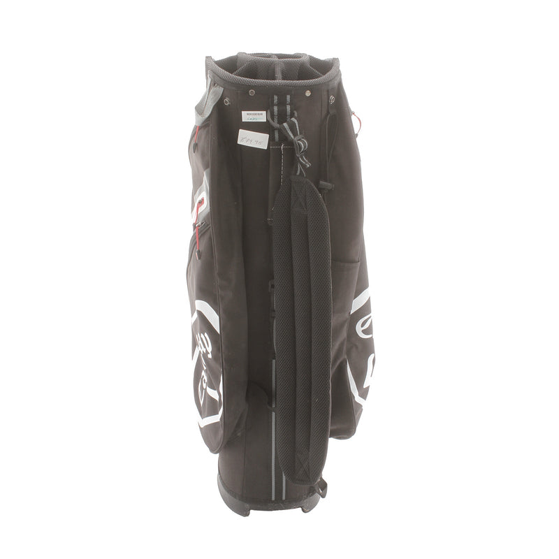 Callaway Chev 14+ Cart Bag - Black/Grey/White/Red