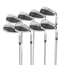 TaylorMade Qi Steel Mens Right Hand Irons 5-SW+AW Regular - KBS Max 85