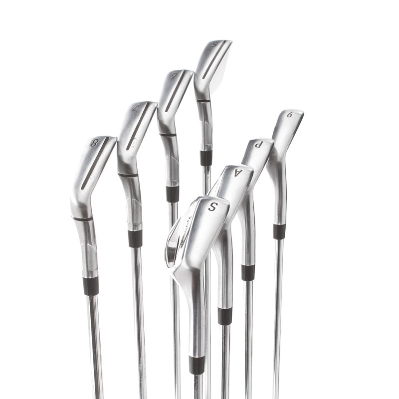 TaylorMade Qi Steel Mens Right Hand Irons 5-SW+AW Regular - KBS Max 85