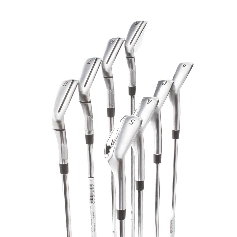 TaylorMade Qi Steel Mens Right Hand Irons 5-SW+AW Regular - KBS Max 85