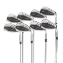TaylorMade Qi Steel Mens Right Hand Irons 5-SW+AW Regular - KBS Max 85
