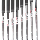 TaylorMade Qi Steel Mens Left Hand Irons 5-SW+AW Regular - KBS Max 85