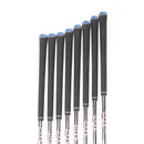 TaylorMade Qi Steel Mens Left Hand Irons 5-SW+AW Regular - KBS Max 85