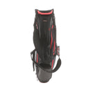 Titleist 4 Carbon Stand Bag - Black/ White/ Red