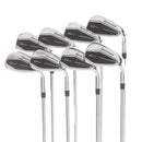 TaylorMade Qi Steel Mens Right Hand Irons 5-SW+AW Regular - KBS Max 85