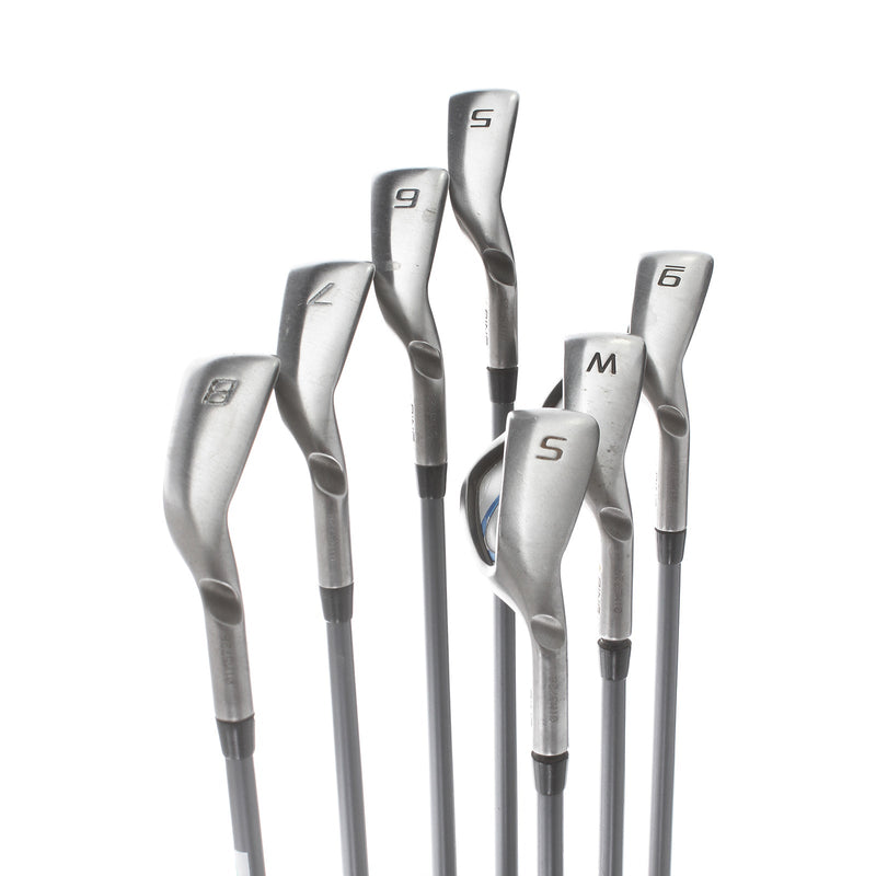 Ping GMax K1 Graphite Mens Right Hand Irons 5-SW Yellow Dot 1.5* Upright Regular - Ping CFS 70