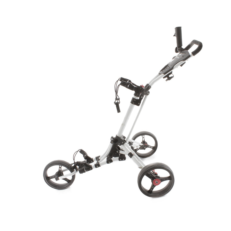 iCart Uno 3-Wheel Push/Pull Trolley - Black/White