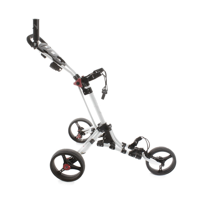 iCart Uno 3-Wheel Push/Pull Trolley - Black/White