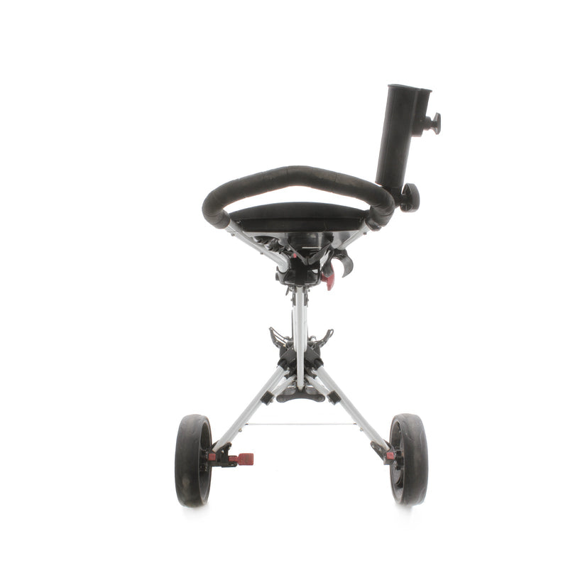 iCart Uno 3-Wheel Push/Pull Trolley - Black/White