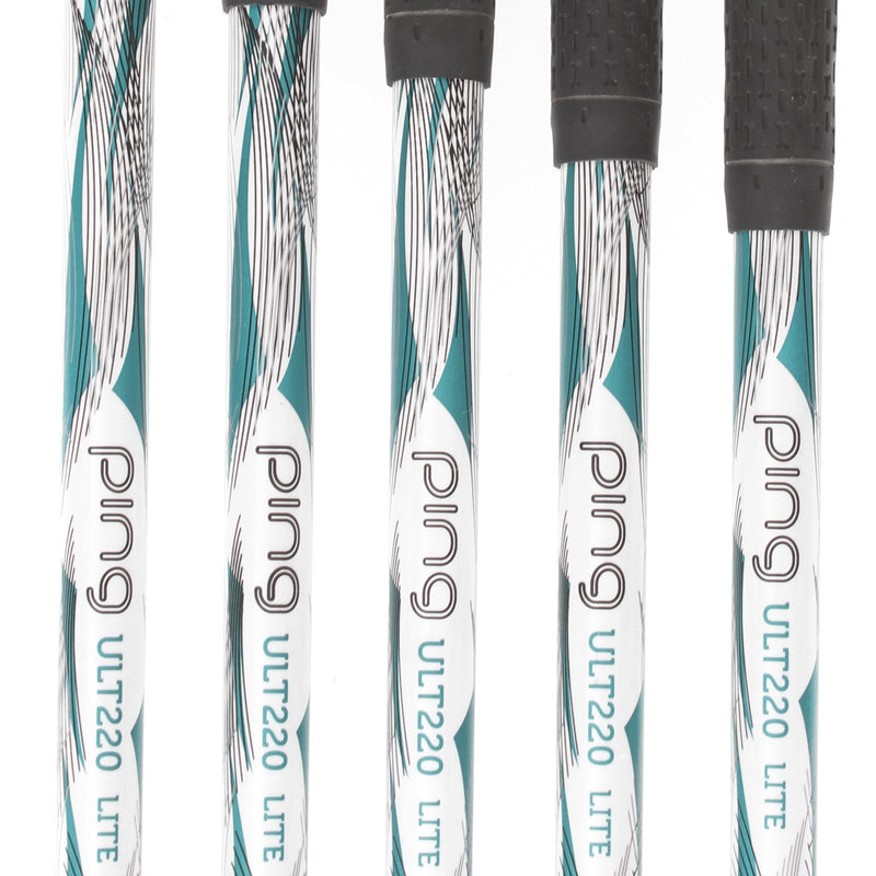 Ping Rhapsody 2015 Graphite Ladies Right Hand Irons 7-SW 1* Flat Ladies - Ping ULT 220 Lite