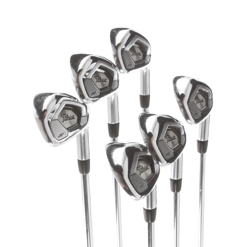 Titleist 718 AP3 Steel Mens Right Hand Irons 5-PW Stiff - True Temper AMT Black S300