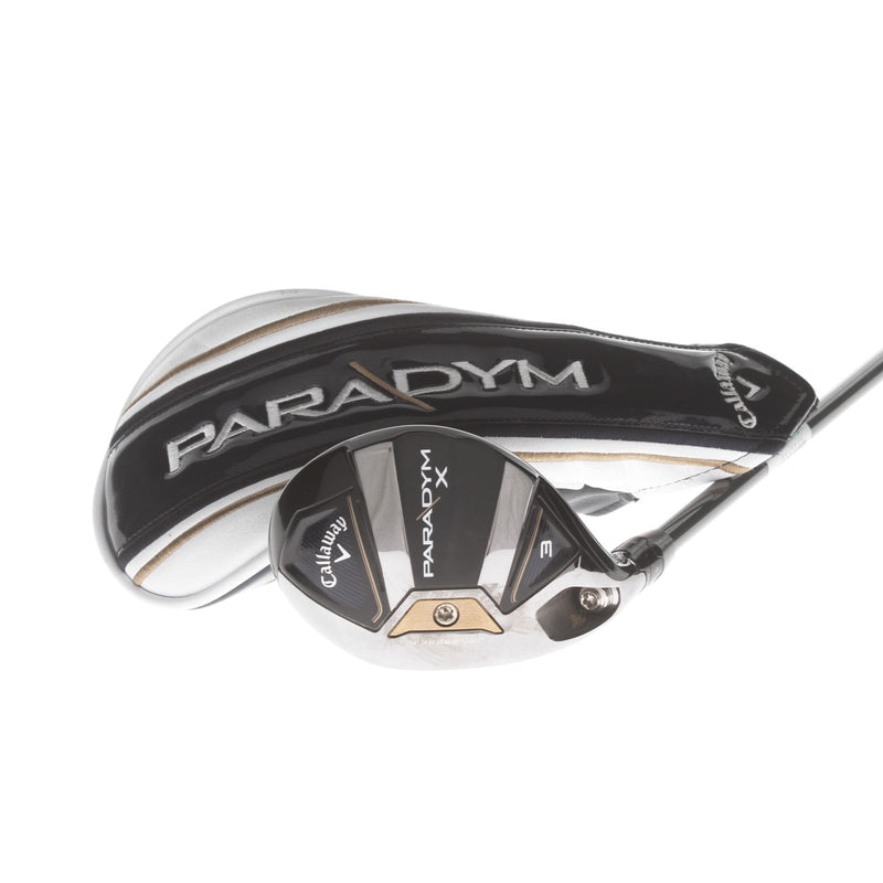 Callaway Paradym X Graphite Mens Left Hand 3 Hybrid 18* Stiff - HZRDUS 6.0 75G