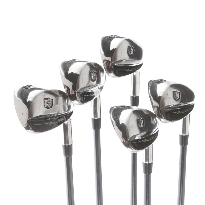 Wilson Launch Pad 2022 Graphite Mens Right Hand Irons 6-PW Regular - UST Mamiya Recoil Dart F3 75