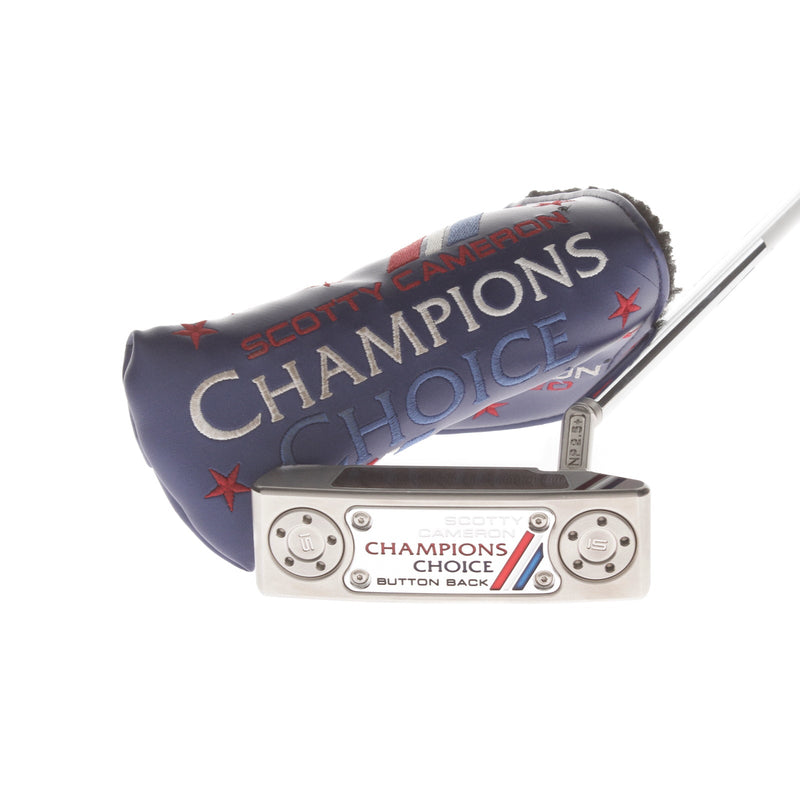 Scotty Cameron Champions Choice Button Back Mens Right Hand Putter 34" Blade - Scotty Cameron Grip