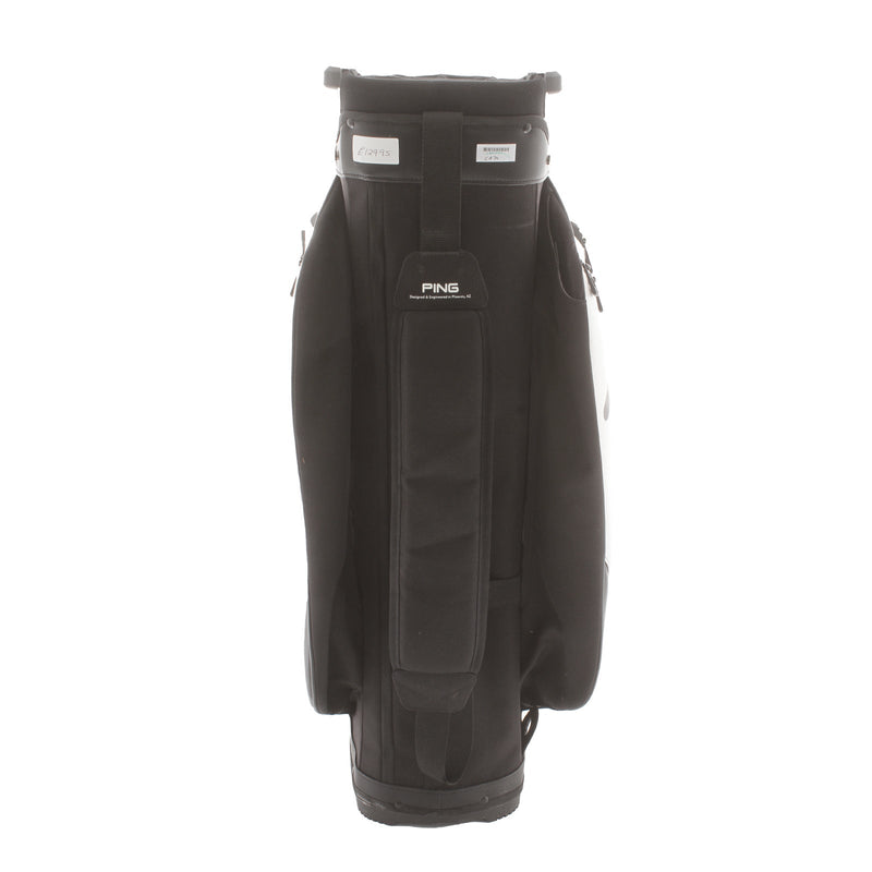 Ping DLX Cart Bag - White/Black