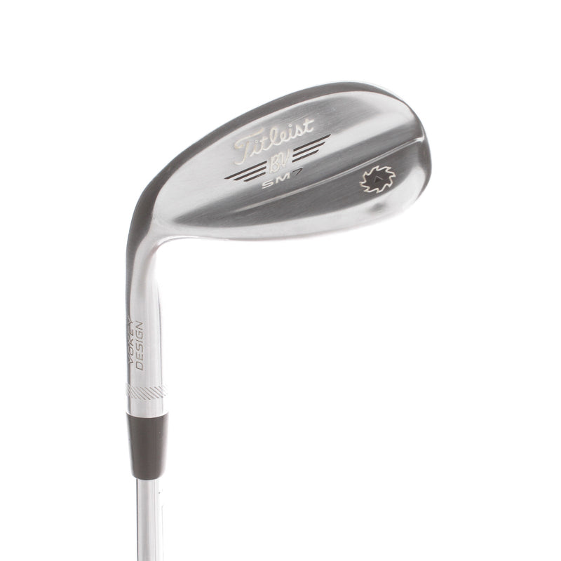 Titleist Vokey SM7 Steel Mens Left Hand Lob Wedge 58* 10 Bounce S Grind Wedge - BV Vokey