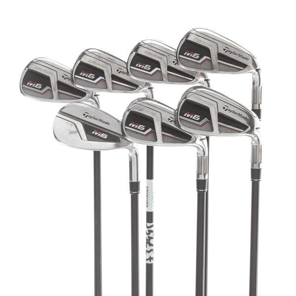 TaylorMade M6 Graphite Mens Right Hand Irons 5-SW Regular - Fujikura Atmos 6R