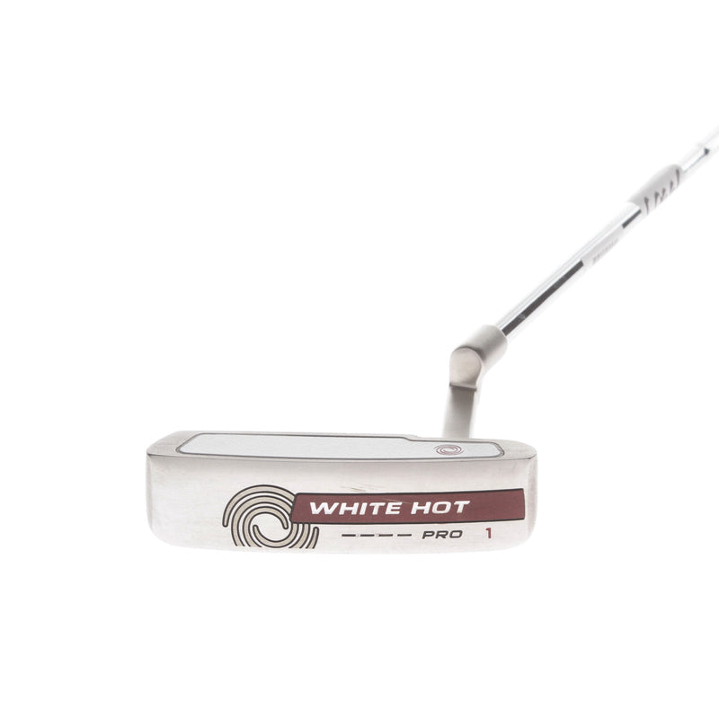 Odyssey White Hot Pro 1 Mens Right Hand Putter 35" Blade Odyssey - Golf Pride Reverse Taper